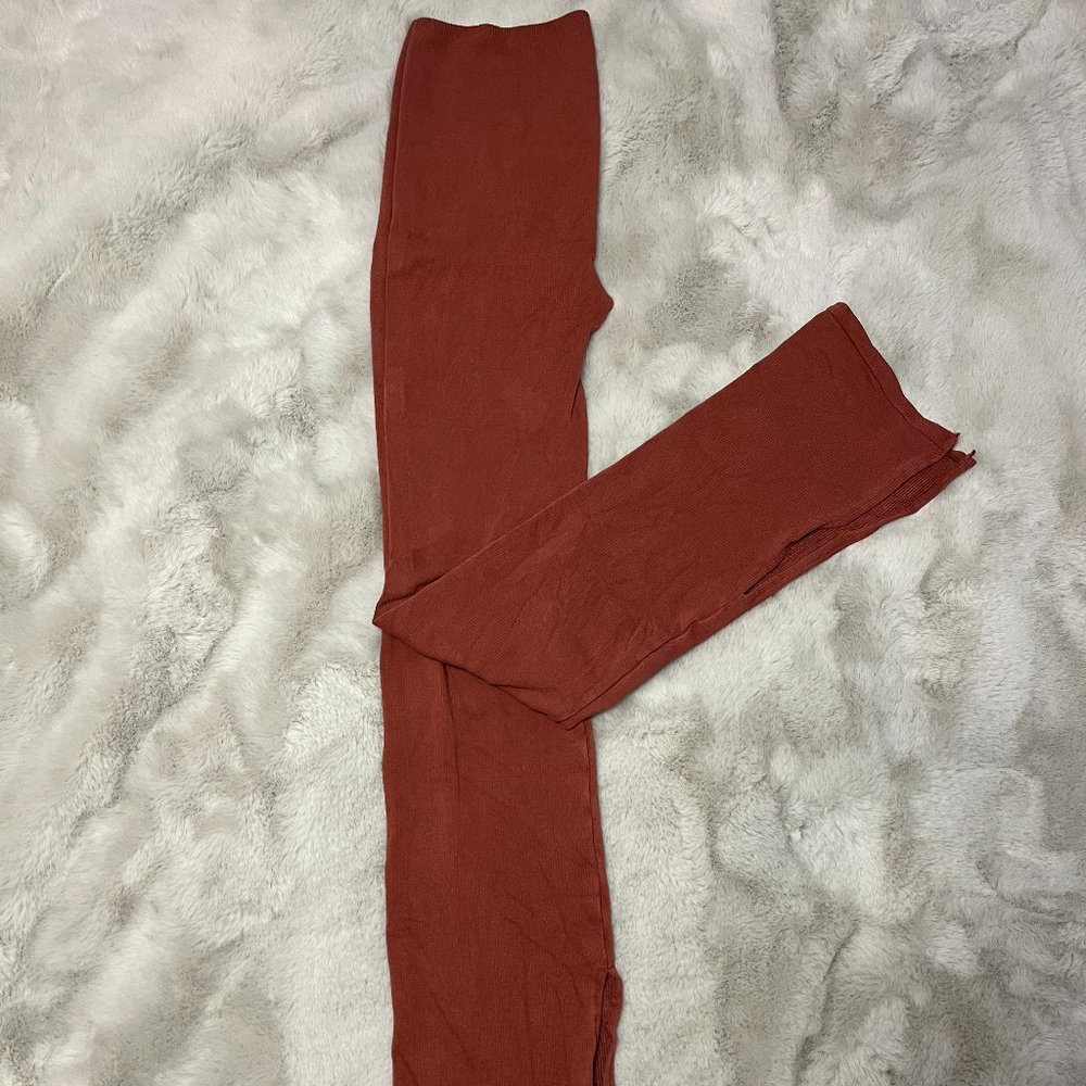 Fabletics Mahogany Split Flare Size Small